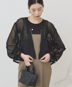 AMERICAN HOLIC メッシュ異素材ブルゾン