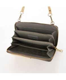 UNBILLION カシュカシュ cachecache / リールキー付きウォレットショルダーバッグ