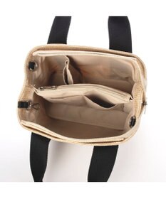 UNBILLION カシュカシュ cachecache / 雑材風テープハンドルパーテーショントート