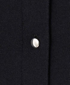 J.PRESS LADIES COOL MINT COTTON POLYESTER ヘンリーネック ニット プルオーバー