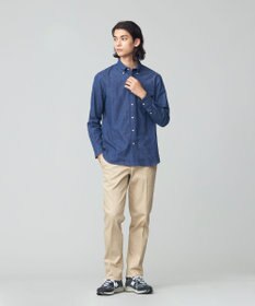 J.PRESS MEN パッチフラップ デニムシャツ /B.D.