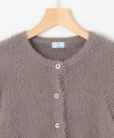 組曲 S ナイロンファー カーディガン