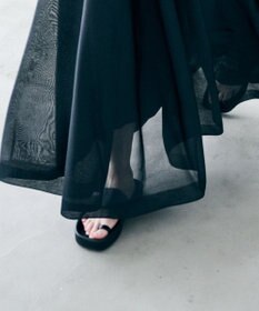 uncrave バルキーシアーニット フレアスカート