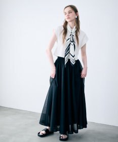 uncrave バルキーシアーニット フレアスカート