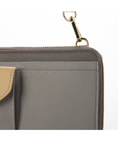 UNBILLION カシュカシュ cachecache / リールキー付きウォレットショルダーバッグ