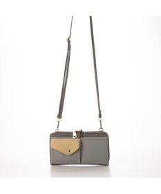 UNBILLION カシュカシュ cachecache / リールキー付きウォレットショルダーバッグ