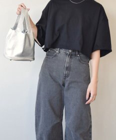 INTER-CHAUSSURES 【ANDREA CARDONE】メタリックレザーバケットバッグ