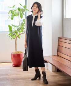 ANY スタンドネックブラウス