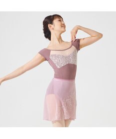 Chacott ◎【Nela ライン】キャップスリーブレオタード