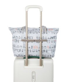 ACE BAGS & LUGGAGE HAyU × ace.  フォールディング 折り畳みトートバッグ 猫柄 30L 17862