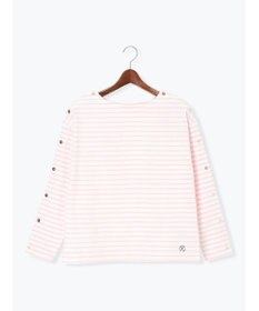 Te chichi ショルダー釦ボーダーカットソー