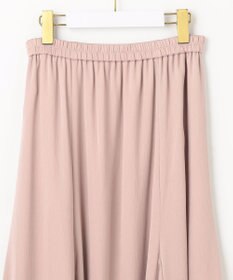 ANY SIS 【撥水】サテンナローフレア スカート