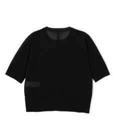 BEIGE， MOISE / シアーニット　5分袖カーディガン