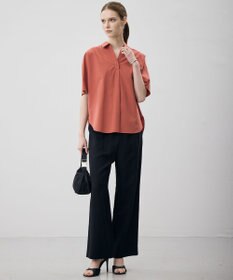 ICB L ワッシャーツイル ワイドストレートパンツ