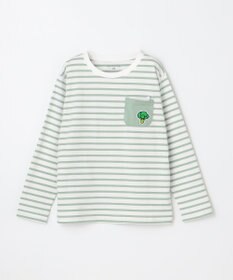 ANY KIDS 【ke ke ke】GOOD MORNING 長袖ボーダーＴシャツ
