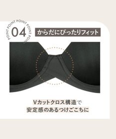 WACOAL ブラジャー ストラップレス サイズや体型特徴に合わせた設計 アウターにひびきにくい メッシュ素材(カップ肌側) レディース BXC610 /ワコール