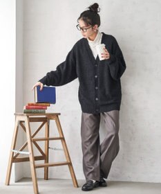 WEGO ツイストブークレカーディガン