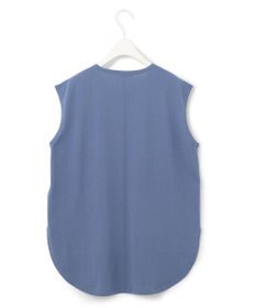 ICB L 【洗える】ガスコットンハイゲージ ノースリーブニット