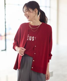 ANY ゆるＶネックカーディガン