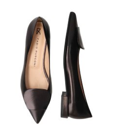 INTER-CHAUSSURES 【FABIO RUSCONI】ローヒールポインテッドトウパンプス