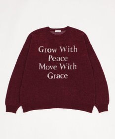 WEGO 【ユニセックス着用ITEM】ベロアモールグラフィックプルオーバー