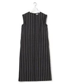 J.PRESS YORK STREET 【WOMEN】リネンストライプ ノースリーブ ワンピース