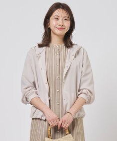 J.PRESS LADIES S RELAXION Sheer ボイル フーデッド ジャケット