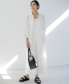 組曲 S エンブロイダリーレース襟付 ブラウス