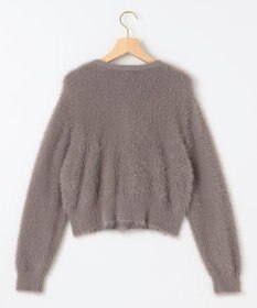 組曲 ナイロンファー カーディガン