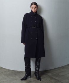 BEIGE， 【VERY NaVY12月号掲載】LABBOCK / ウール混ラグランステンカラーコート