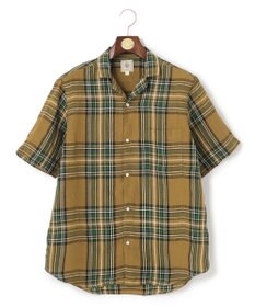 J.PRESS MEN フレンチリネンビッグチェックシャツ