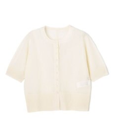 BEIGE， MOISE / シアーニット　5分袖カーディガン