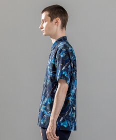 JOSEPH HOMME 【新柄】テクノボイルストレッチ レギュラーカラー半袖シャツ