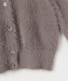 組曲 ナイロンファー カーディガン