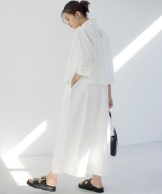 組曲 S エンブロイダリーレース襟付 ブラウス