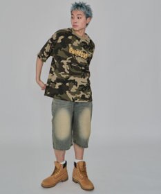 WEGO 【ユニセックス着用ITEM/MLサイズ展開】カモフラグラフィックT（SS）
