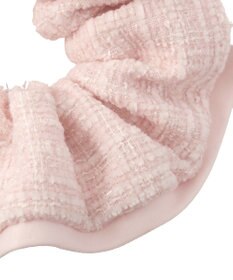 Maison de FLEUR ツイードリボンシュシュ