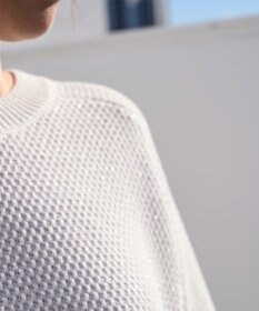 UNFILO ラメリンクス ラウンドテールニット