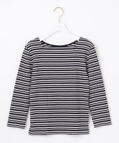 ANY SIS 【前後着用可】マルチボーダー2WAYテレコ カットソー