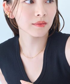 Phoebe 【金属アレルギー対応】ステーションビジューチョーカー/サージカルステンレス/38cm～43cm