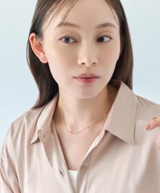 Phoebe 【金属アレルギー対応】ステーションビジューチョーカー/サージカルステンレス/38cm～43cm