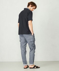 JOSEPH ABBOUD MOUNTAIN 【SPACE／UNISEX】リヨセルリネンシャンブレー パンツ