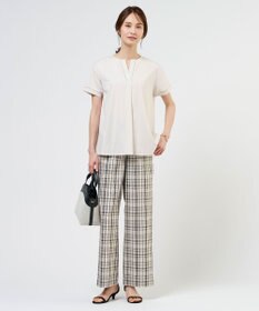 J.PRESS LADIES プレーティングジャージー チュニック丈 カットソー