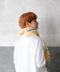 POLS コットン・キュプラ FUSAスカーフ