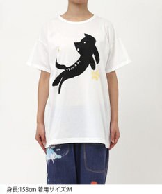 tsumori chisato SLEEP ツモリチサト トップス ルームウエア 4分袖 綿100%(本体) 天竺素材 レディース UTT150 /ワコール