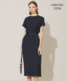 ICB L 【WEB限定・接触冷感・UVケア・速乾・洗える】FluidBackSatin ワンピース