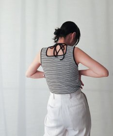 Green Parks チョーカー付きタンクトップ