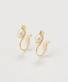 Phoebe 【痛くないシリーズ】パワーストーンライトフィットイヤリング　パール