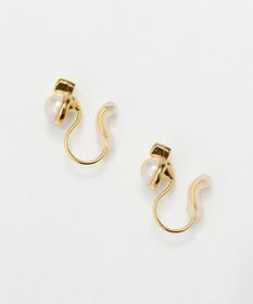 Phoebe 【痛くないシリーズ】パワーストーンライトフィットイヤリング　パール