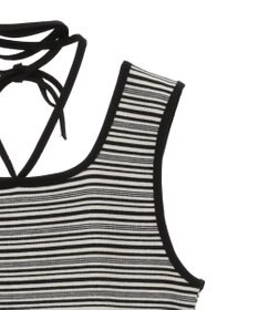 Green Parks チョーカー付きタンクトップ